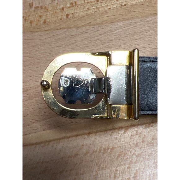 Black Croc Pattern Belt - Picture 5 of 5